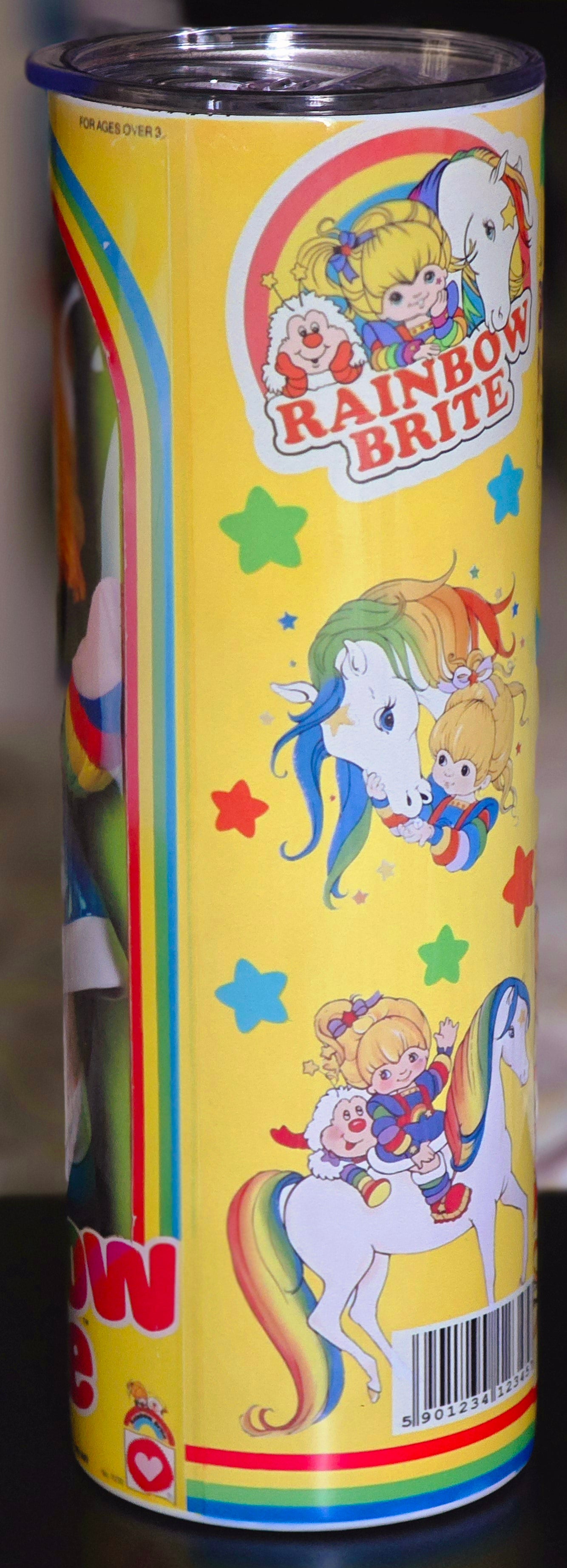 Rainbow brite 30 oz tumbler