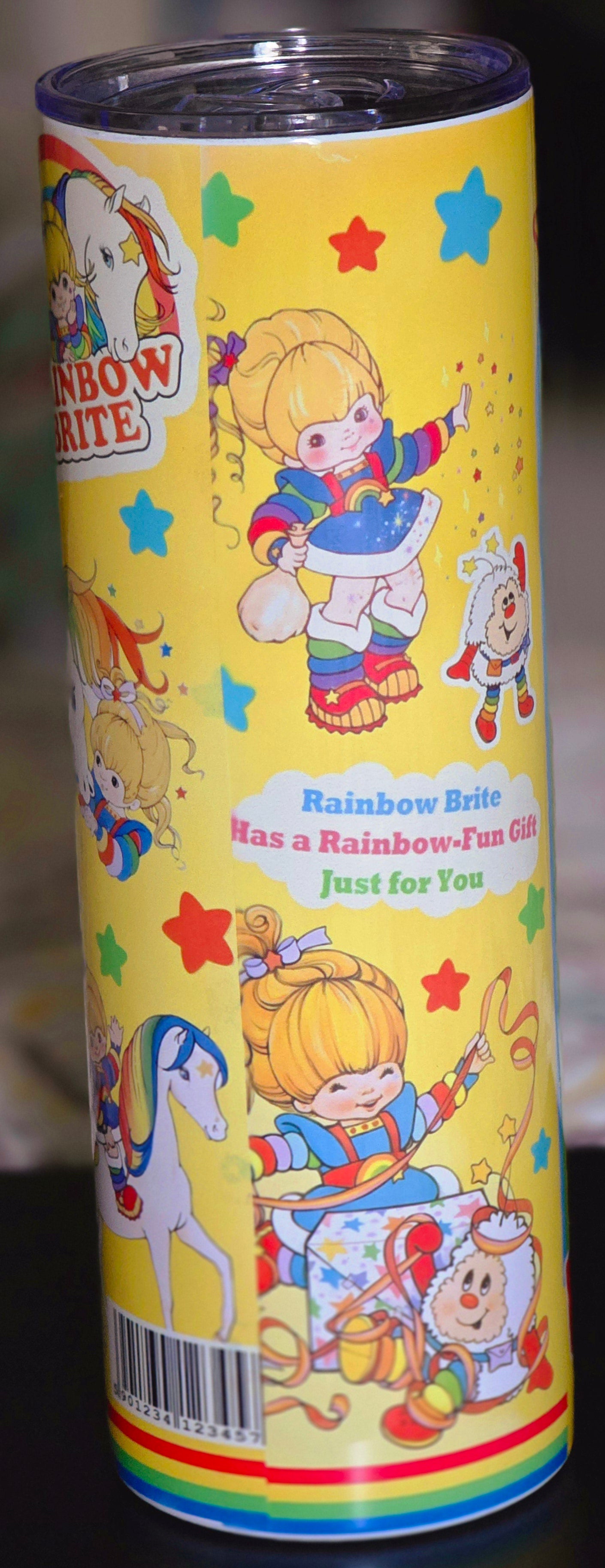 Rainbow brite 30 oz tumbler