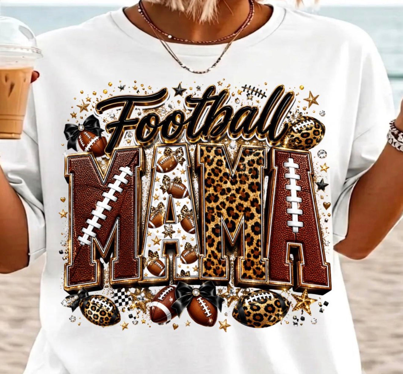 Football Mama tshirt