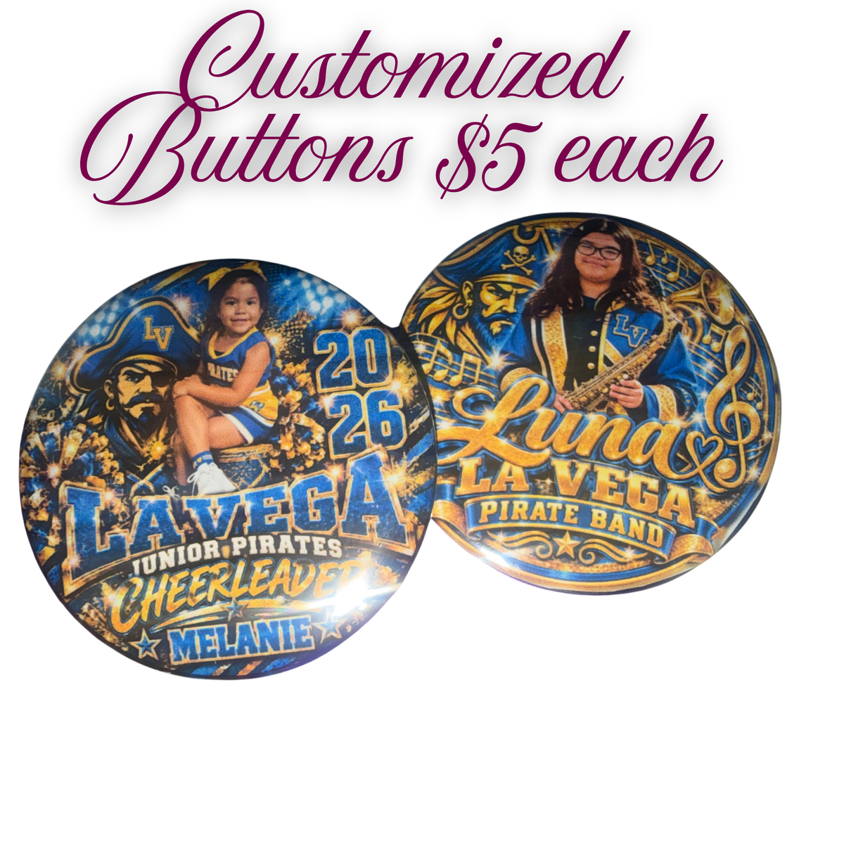 Customized Buttons