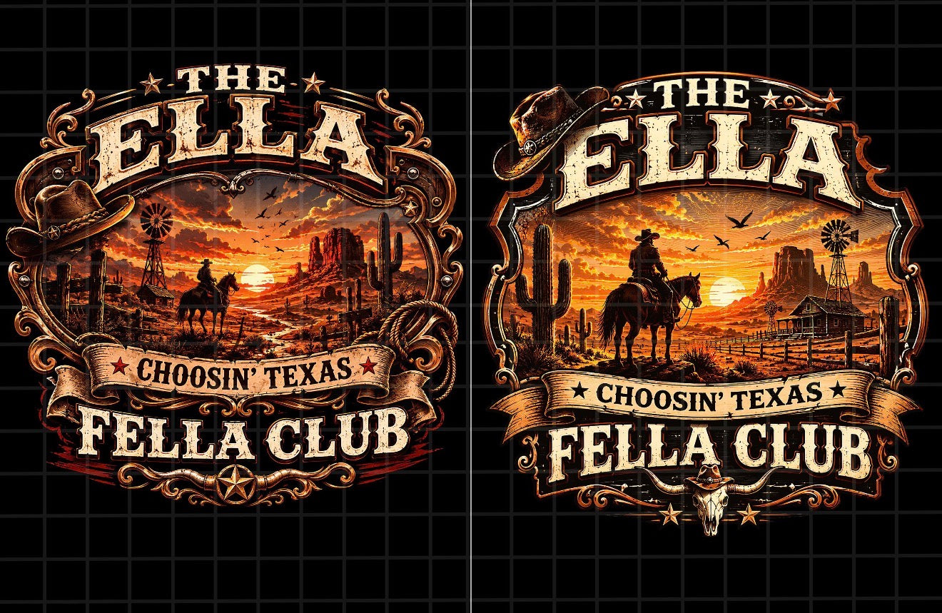 The Ella fella club tshirt