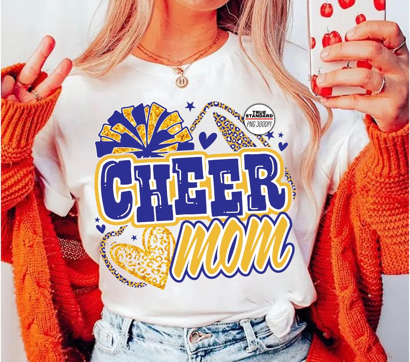 Cheer mom tshirt