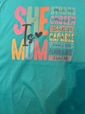 She is mom tshirt