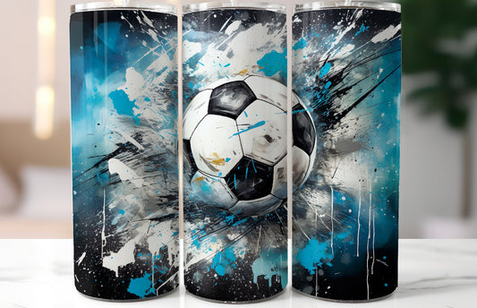 20oz soccer tumbler