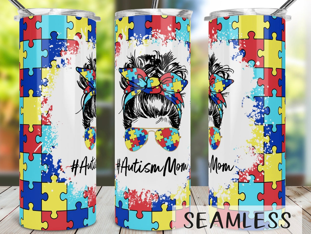 Autism Mom 20 oz Tumbler