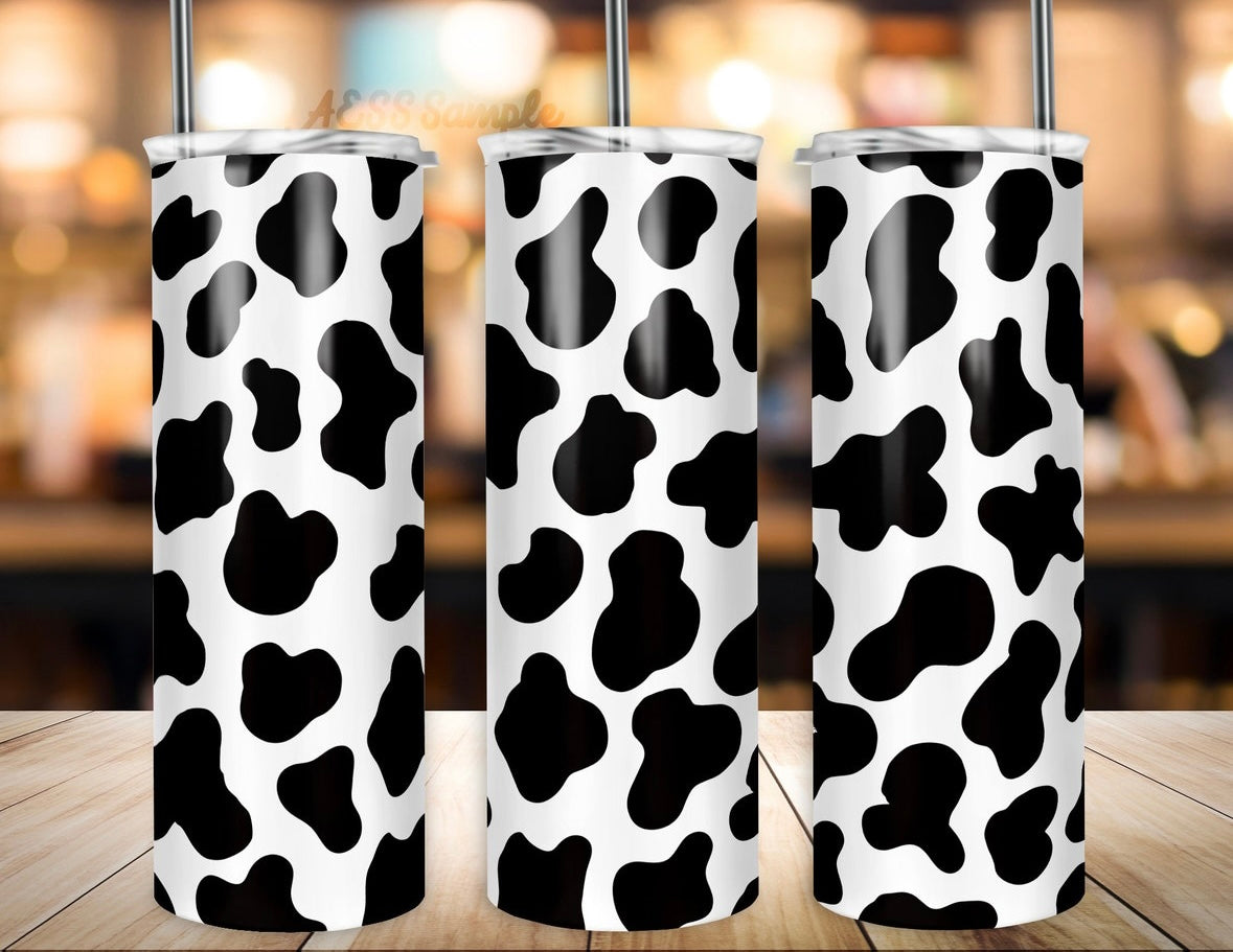 Cow Print Tumbler