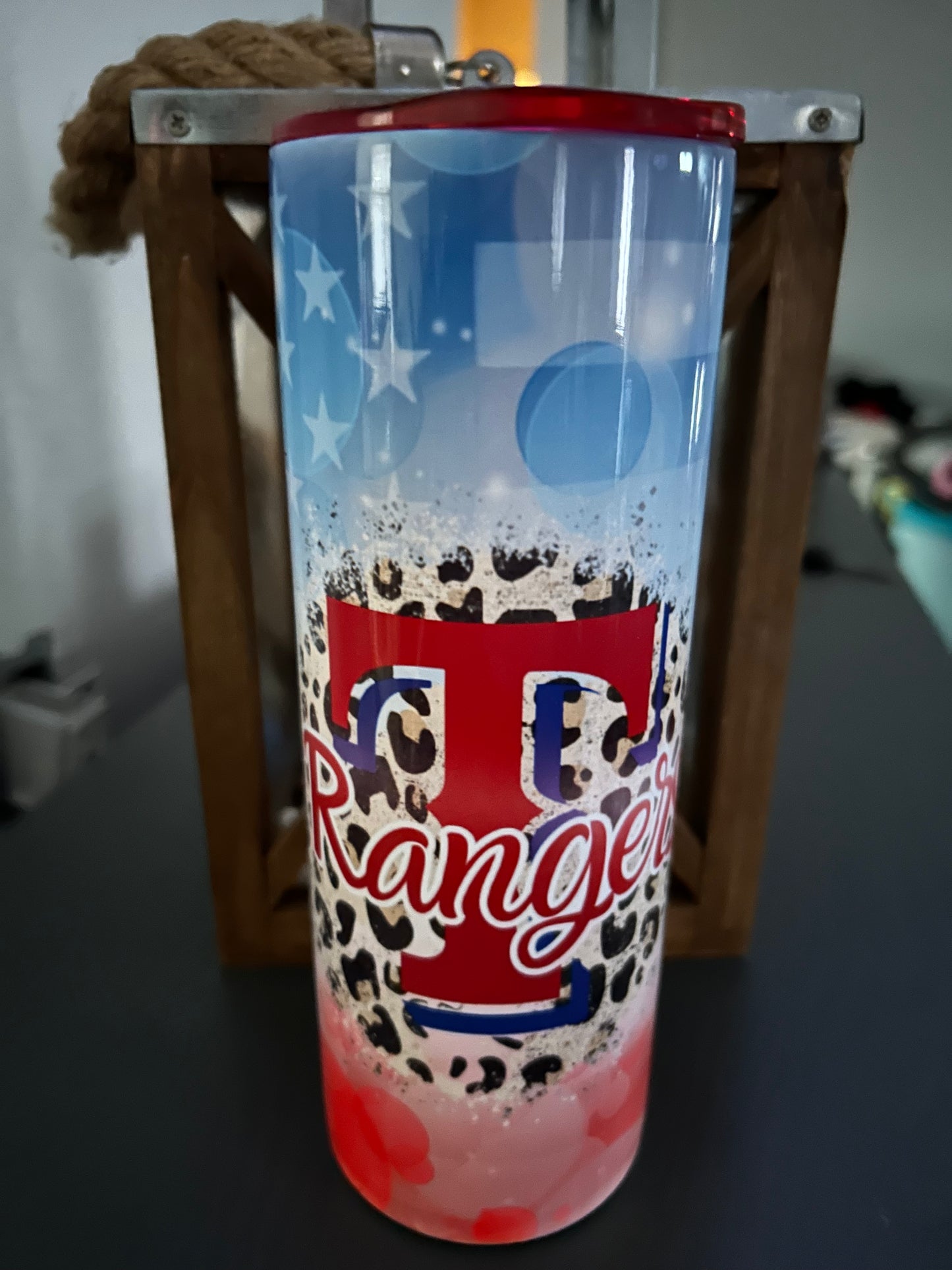 Rangers 20 oz tumbler