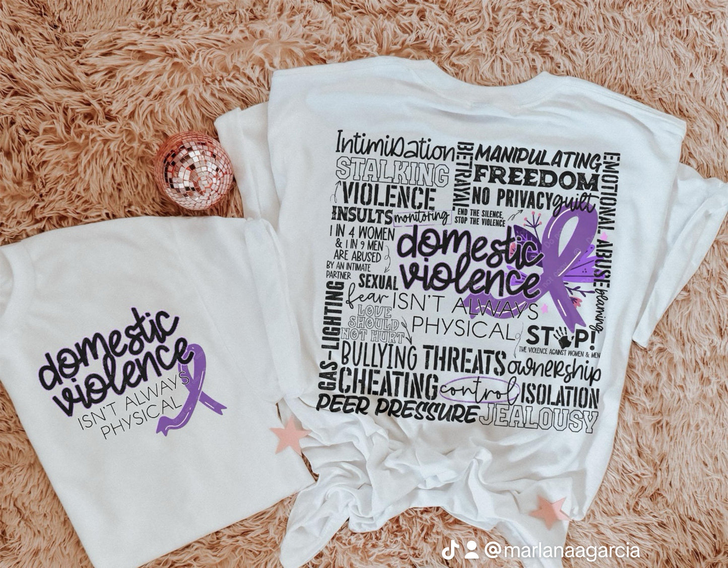 Domestic violence awareness T-shirt