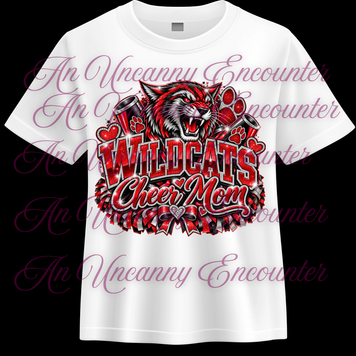 Wildcats cheer mom tshirt