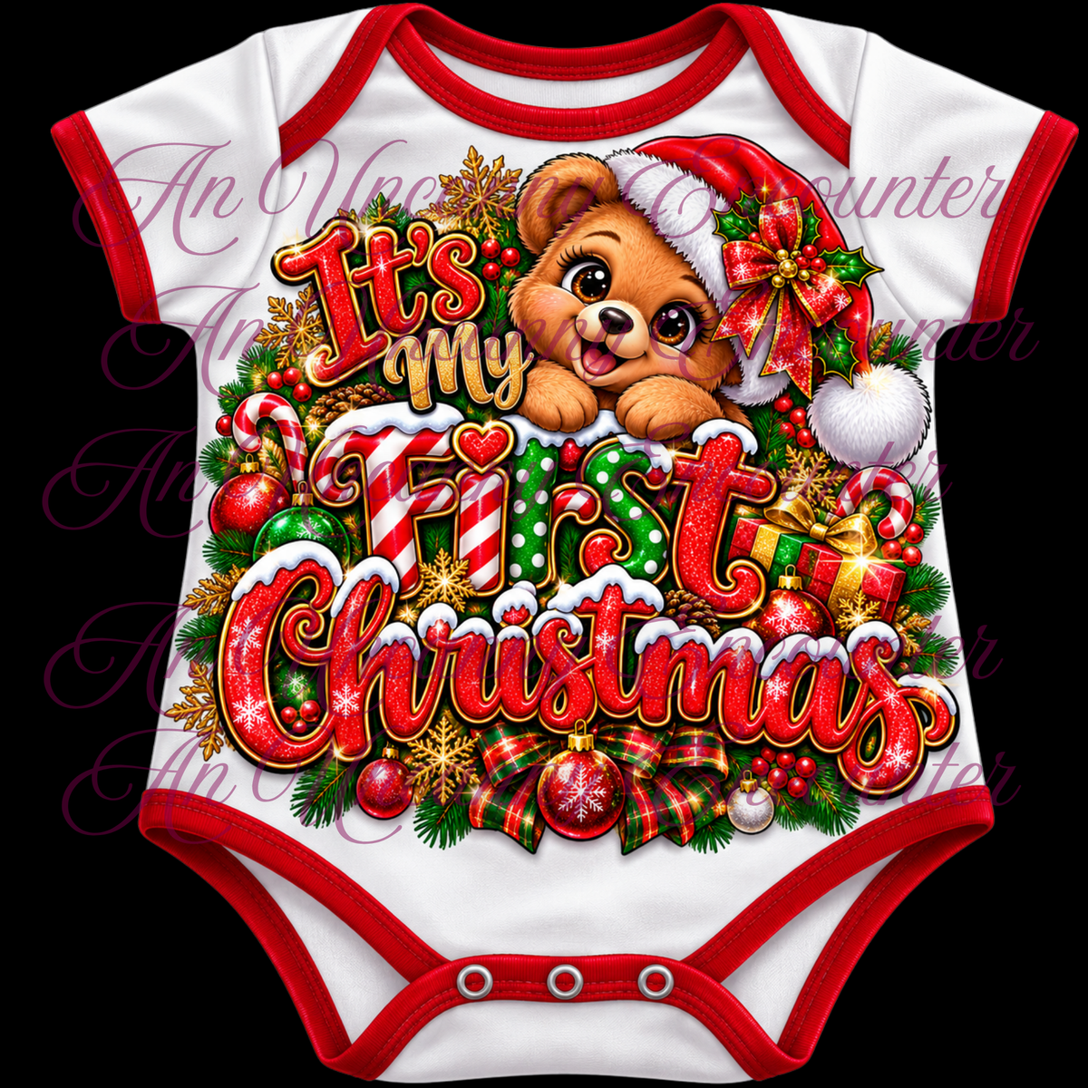 It’s my first Christmas onesie